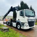 DAF CF 460 6X2 TRACTOR UNIT CRANE