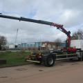 RENAULT C250 HOOK LOADER HMF CRANE