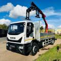 IVECO EUROCARGO 180E25 DROPSIDE CRANE