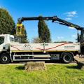 DAF FA LF 55.220 DROPSIDE CRANE