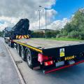 SCANIA R490 FLAT CRANE DRAWBAR OUTFIT