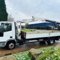 IVECO 75E15 DROPSIDE CRANE