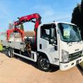 ISUZU N75 150 7.5 TON DROPSIDE CRANE