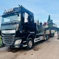 DAF XF 510 6X2 DRAWBAR CRANE