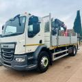 DAF LF 260 18 TON DROPSIDE CRANE