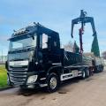 DAF XF 510 6X2 DRAWBAR CRANE