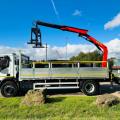 IVECO EUROCARGO 180E25 DROPSIDE CRANE