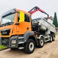 MAN TGS 35.500 8X4 TIPPER GRAB