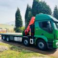 IVECO STRALIS 8X2 FLAT CRANE