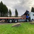 SCANIA R450 STREAMLINER 8X2 FLAT CRANE