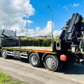 SCANIA R490 FLAT CRANE DRAWBAR OUTFIT