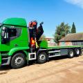 IVECO STRALIS 8X2 FLAT CRANE