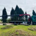 IVECO STRALIS 8X2 FLAT CRANE