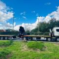 SCANIA R490 FLAT CRANE DRAWBAR OUTFIT