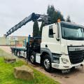 DAF CF 460 8X2 FLAT HIAB 658 REMOTE CRANE