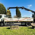 DAF FA LF 55.220 DROPSIDE CRANE