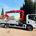 ISUZU N75 150 7.5 TON DROPSIDE CRANE