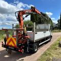 IVECO 100E19 DROPSIDE CRANE