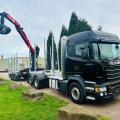 SCANIA R410 6X2 DRAWBAR TIMBER TRUCK