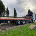 SCANIA R450 STREAMLINER 8X2 FLAT CRANE