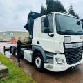 DAF CF 460 6X2 TRACTOR UNIT CRANE