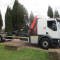 RENAULT C250 HOOK LOADER HMF CRANE