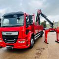 DAF LF 260 18 TON DROPSIDE CRANE