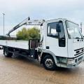 IVECO 75E15 DROPSIDE CRANE