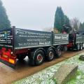 DAF XF 510 6X2 DRAWBAR CRANE