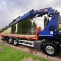 SCANIA R450 STREAMLINER 8X2 FLAT CRANE