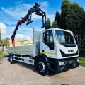 IVECO EUROCARGO 180E25 DROPSIDE CRANE