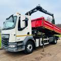 DAF LF 210 16 TON TIPPER CRANE