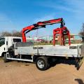 ISUZU N75 150 7.5 TON DROPSIDE CRANE