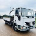 IVECO 75E15 DROPSIDE CRANE