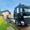 DAF XF 510 6X2 DRAWBAR CRANE