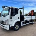 ISUZU F110 210 11 TON DROPSIDE CRANE