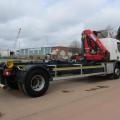 RENAULT C250 HOOK LOADER HMF CRANE