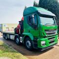 IVECO STRALIS 8X2 FLAT CRANE