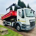 DAF LF 210 16 TON TIPPER CRANE