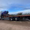 SCANIA R450 STREAMLINER 8X2 FLAT CRANE