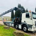 DAF CF 460 8X2 FLAT HIAB 658 REMOTE CRANE