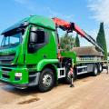 IVECO STRALIS 8X2 FLAT CRANE