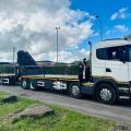 SCANIA R490 FLAT CRANE DRAWBAR OUTFIT