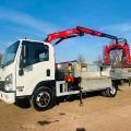 ISUZU N75 150 7.5 TON DROPSIDE CRANE