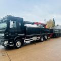 DAF XF 510 6X2 DRAWBAR CRANE