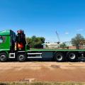 IVECO STRALIS 8X2 FLAT CRANE