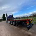 SCANIA R450 STREAMLINER 8X2 FLAT CRANE