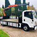 ISUZU F110 210 11 TON DROPSIDE CRANE