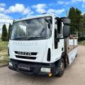 IVECO 100E19 DROPSIDE CRANE