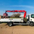 ISUZU N75 150 7.5 TON DROPSIDE CRANE